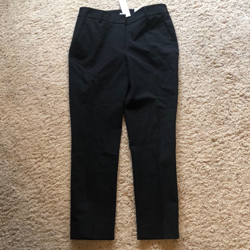 Chico’s Black Bi-Stretch Straight Leg Pant 00P NWT